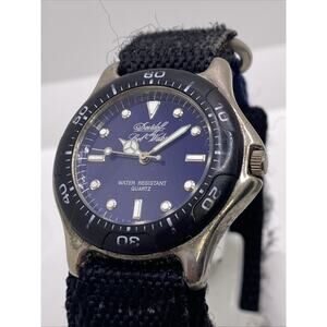 Davidoff Cool Water Vintage Mens Dive Style Worn Watch New Battery